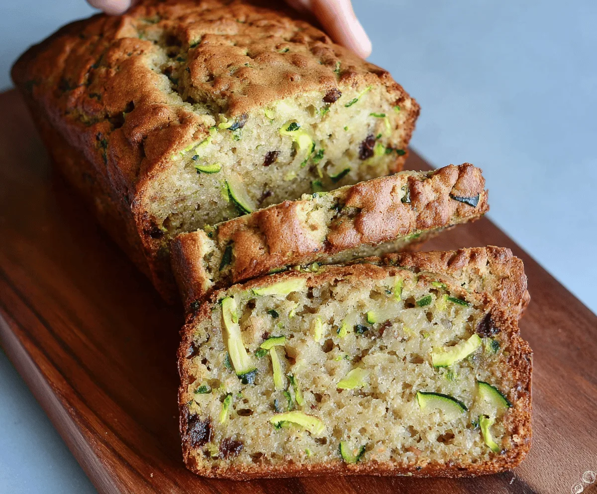 Moist Zucchini Banana Bread Recipe